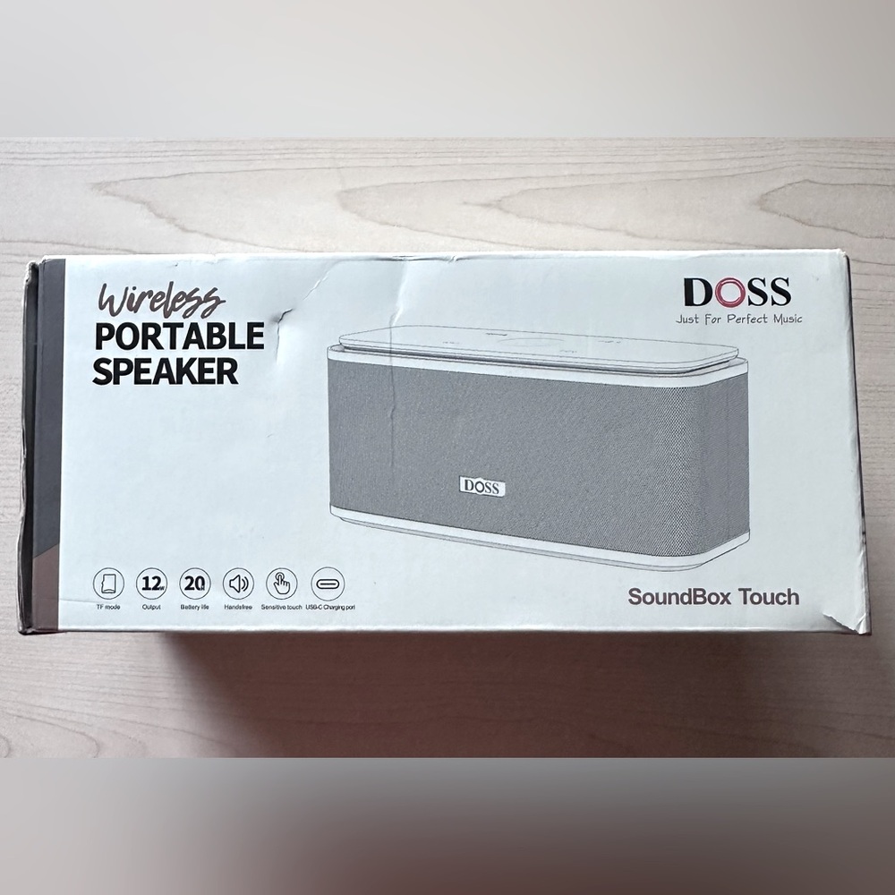DOSS SoundBox Touch Wireless Bluetooth Speaker with 12W HD Sound and Bass